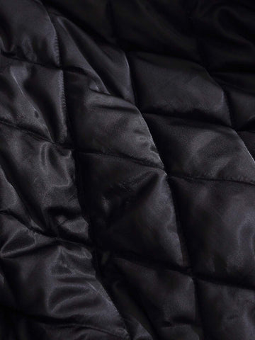 Retro Suede Texture Shearling Collar Fleece Bomber Jacket 