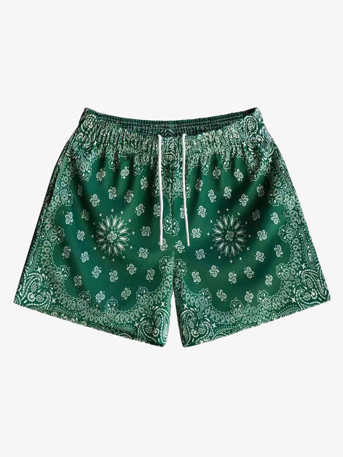 Sportshorts mit Paisley-Muster
