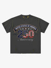Strassstein-T-Shirt 250, zerrissen, gewaschen