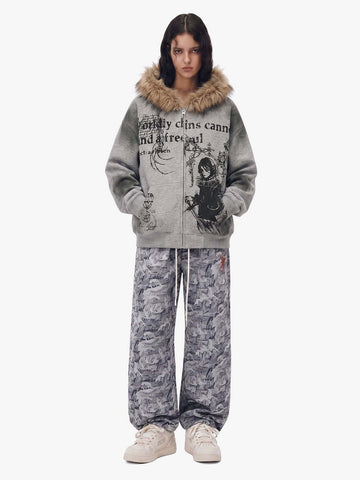 Supermade × Mortemartt Graphic Hooded Jacket- 2279 