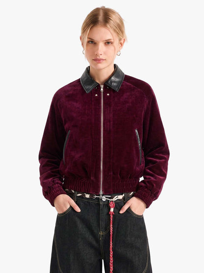 Retro Velvet Luxury Lapel Jacket 