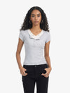 Layered Look Henley Slim Fit Short Sleeve T-Shirt 
