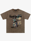 Washed Vintage Collage Graphic T-Shirt 