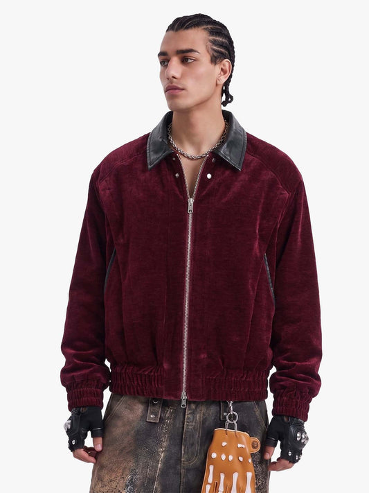 Retro Samt Luxus Reversjacke