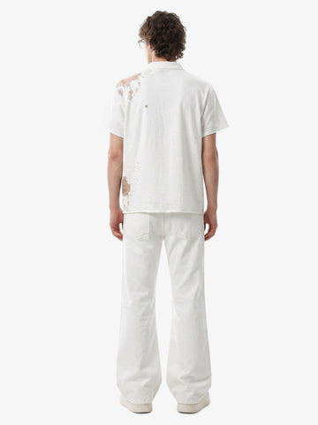 Fairy Tale Grunge Band Collar Henley T-Shirt 