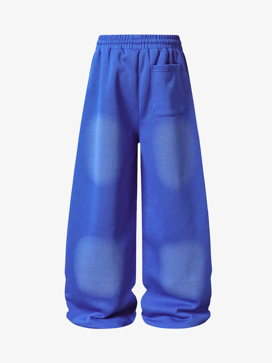 Jogginghose mit Sternen-Spray-Print im Used-Look