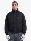Retro Lagenlook Karierter Kragen Wattierte Jacke - 2579