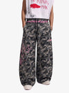 Y2K Camo Pink Print Barrel Sweatpants