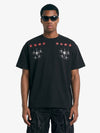 Cyber-Star Gothic Grafik-T-Shirt