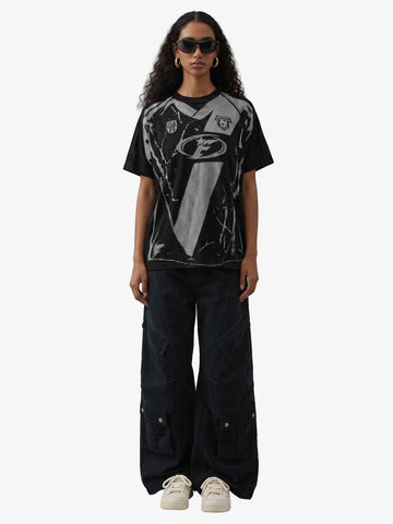 Supermade Trompe L'oeil Halftone Jersey Graphic T-Shirt 