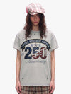 Strassstein-T-Shirt 250, zerrissen, gewaschen