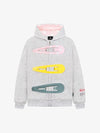 Detachable Hair Clip Decoration Zip Up Hoodie 