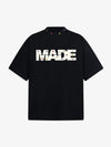 Street Retro MOOD Patch Embroidered Rivet T-shirt - 2440 