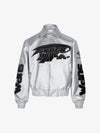 Faux Leather Vintage Street Black Air Jacket - 1821 