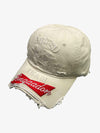 Baseballkappe im Used-Look mit ausgefranstem Schirm