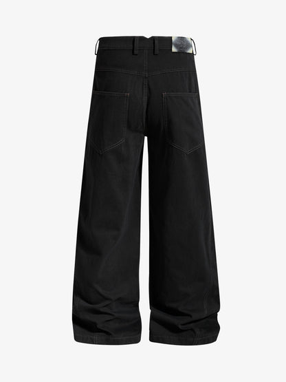 Military Button Baggy Cargo Pants – Napoleon Style Utility Streetwear