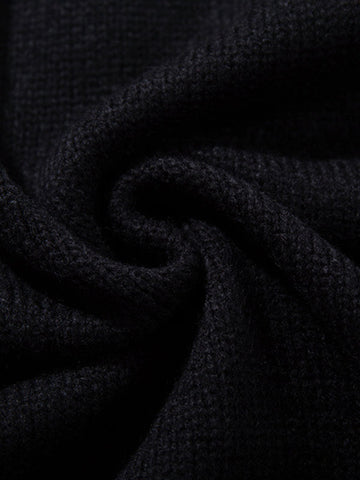 Street Dark Phantom Butterfly Stand-Collar Knit Cardigan Sweater 