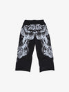Baggy-Jogginghose mit dunklem Gothic-Muster