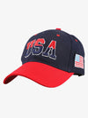 USA Bestickte zweifarbige Baseballkappe