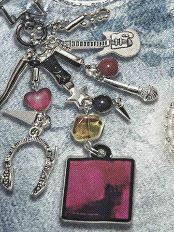 Jeansshorts mit charmantem Grafikdetail
