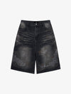 Bermuda-Shorts mit Bergmotiv