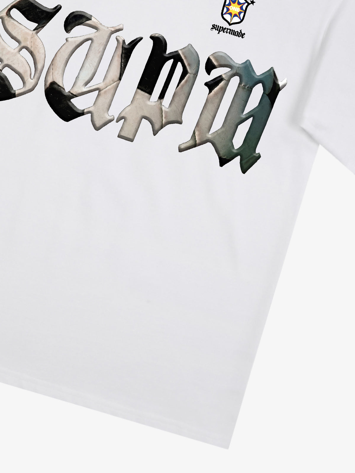 Gothic "SUPM" Soccer Graphic T-Shirt 