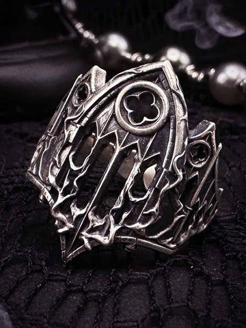 Gothic Armor Open Ring Adjustable 