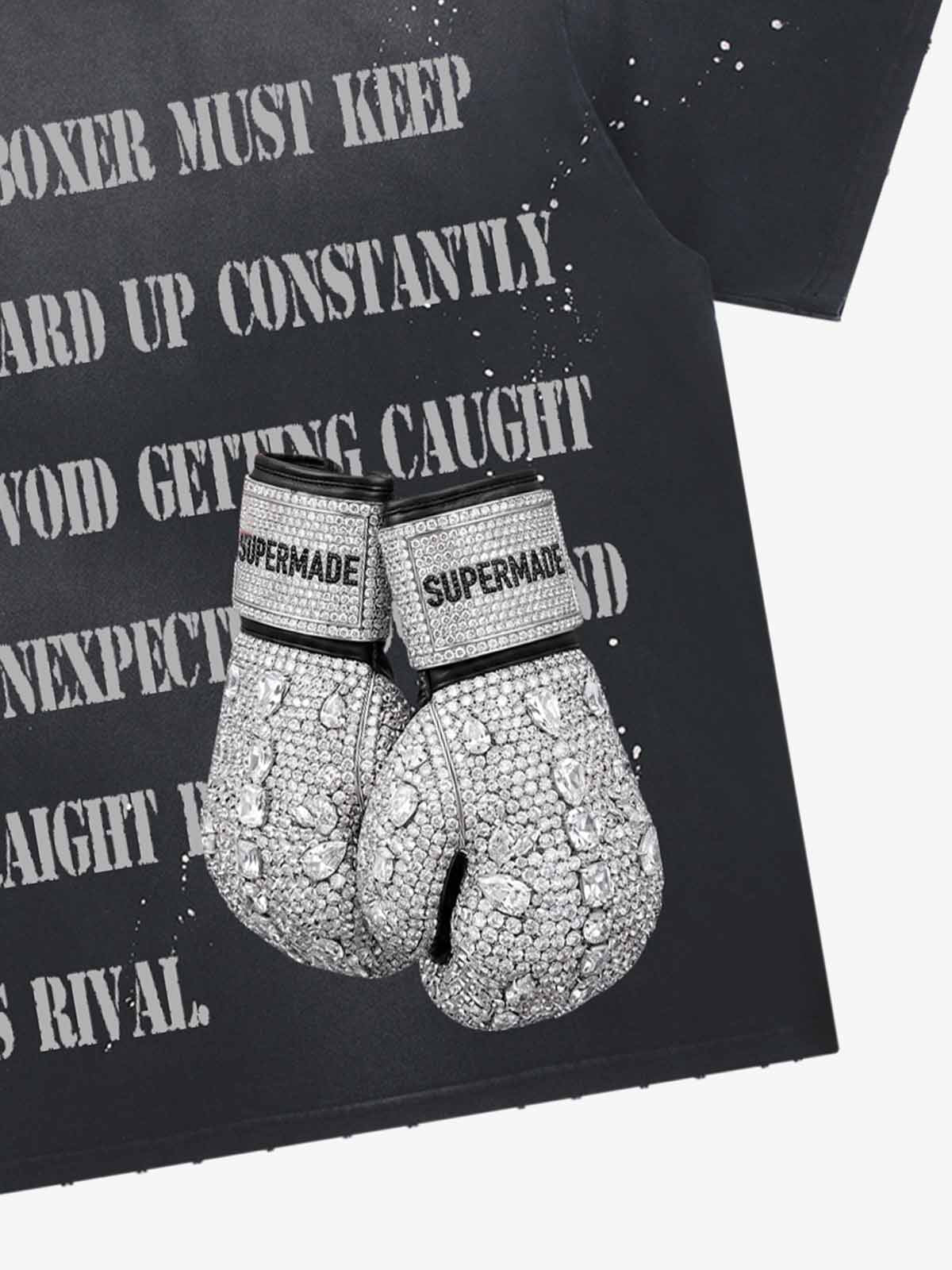 Rhinestone Boxing Glove Tee