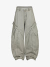 Patchwork Multi-Pocket Workwear Casual Machete Pants 