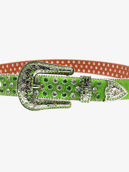 Punk High-End Diamond-Studded Street Hip-Hop Belt 
