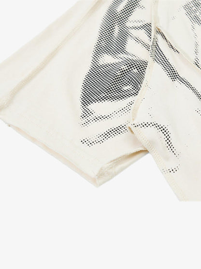 Supermade Trompe L'oeil Halftone Jersey Graphic T-Shirt 