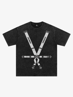 Original Racing Seat Belt Graphic T-Shirt 