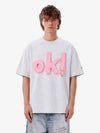Lustiges "OK!" Grafik-T-Shirt