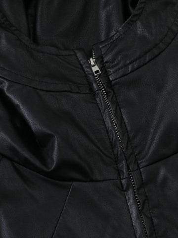 Street Wasteland Washed Cross Print Zip Up Hoodie - 2561 