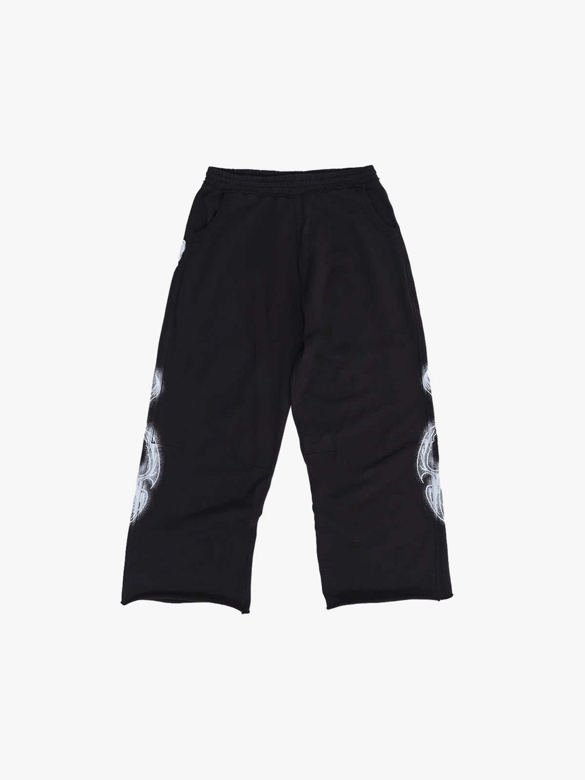 Baggy-Jogginghose mit dunklem Gothic-Muster