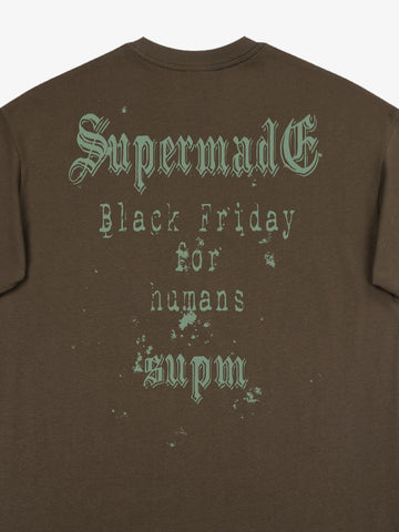 Gothic Skull Spiderweb Graphic T-Shirt 