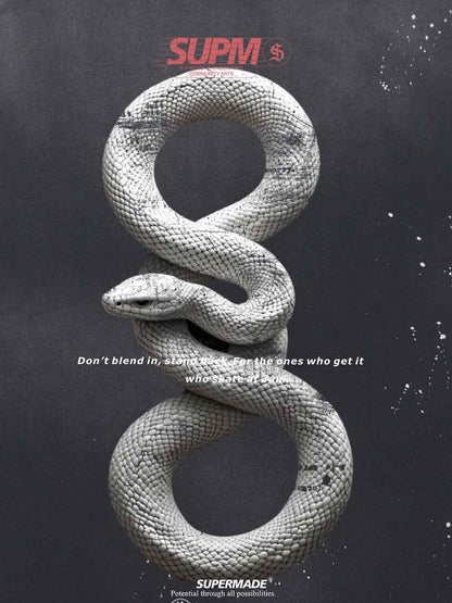 Realistic Snake Graphic T-Shirt 