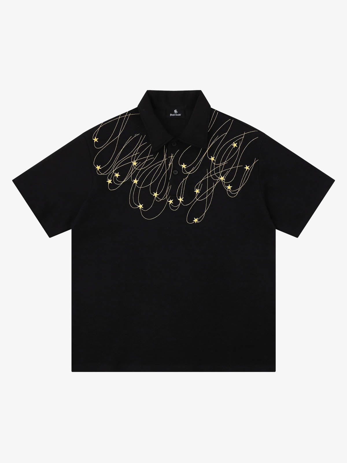 Stellar Embroidery Jersey Polo Shirt 