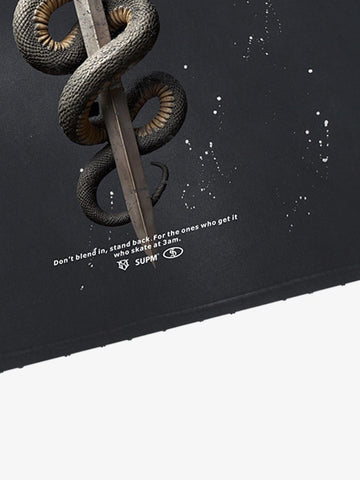Snake and Sword Graphic T-Shirt 