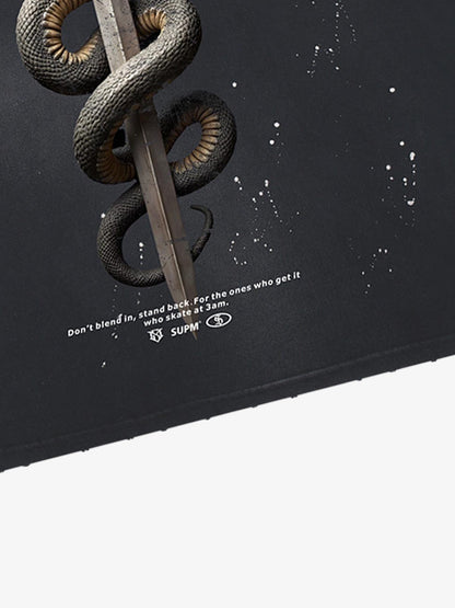 Snake and Sword Graphic T-Shirt 