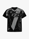 Supermade Trompe L'oeil Halftone Jersey Graphic T-Shirt 