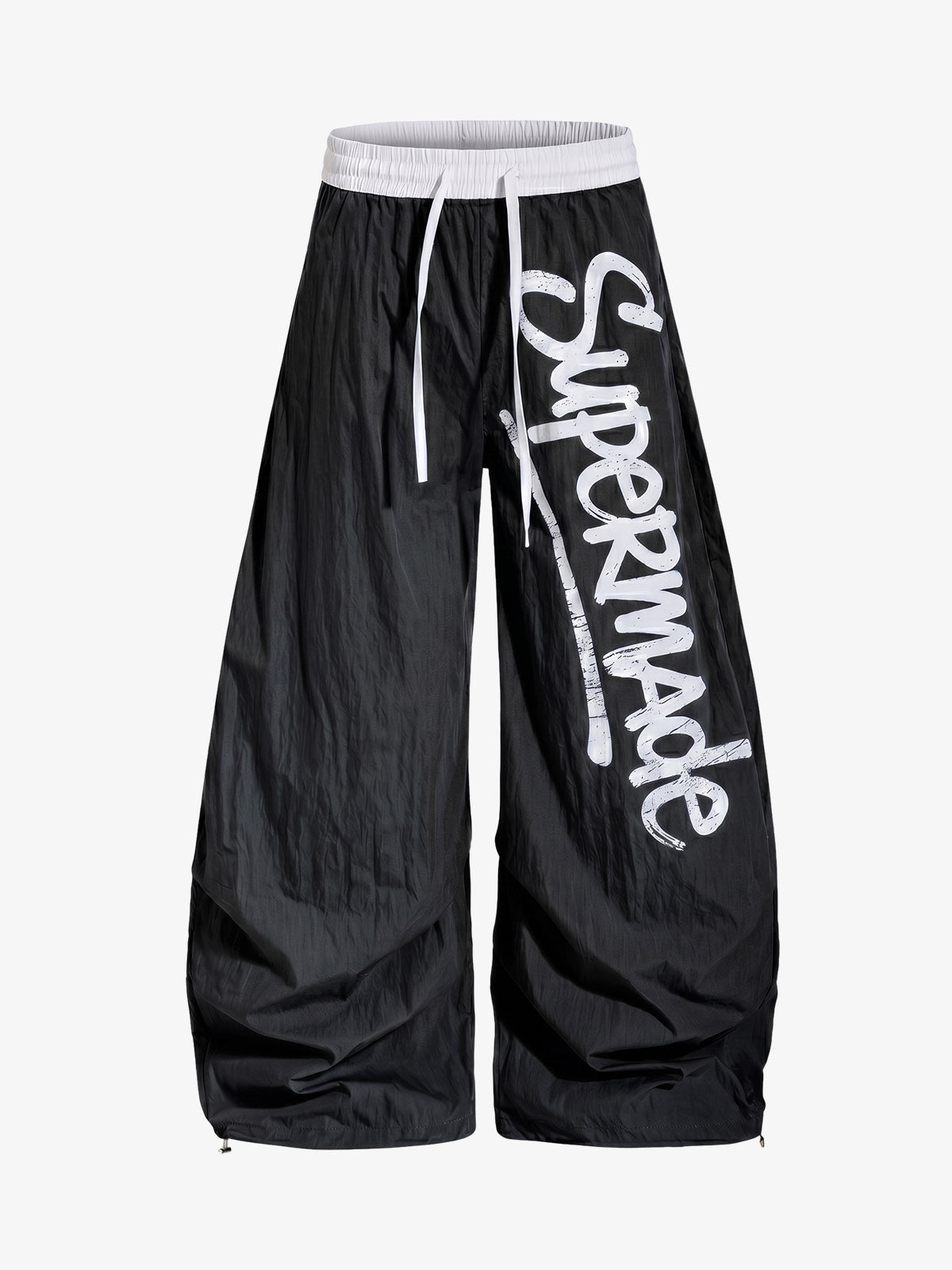 Lightweight Blue Windbreaker Pants – Packable Water-Resistant Utility Fit