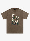 SPMD Letter Cable Graphic T-Shirt 