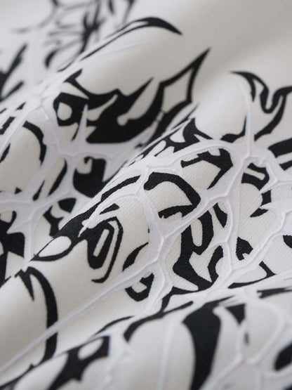 Abstract Flame Long Sleeve Tee