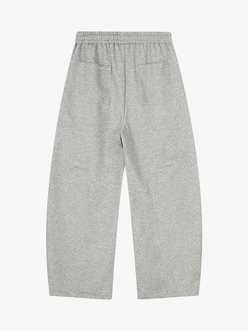 Riveted Pleated Drawstring Barrel Pants 