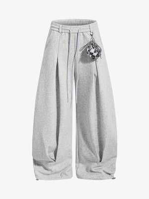 Detachable Accessory Printed Casual Sweatpants 