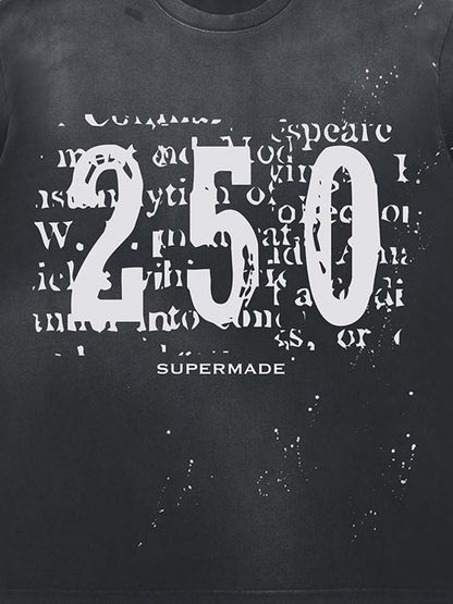 Newspaper Typo 250 Washed T-Shirt 