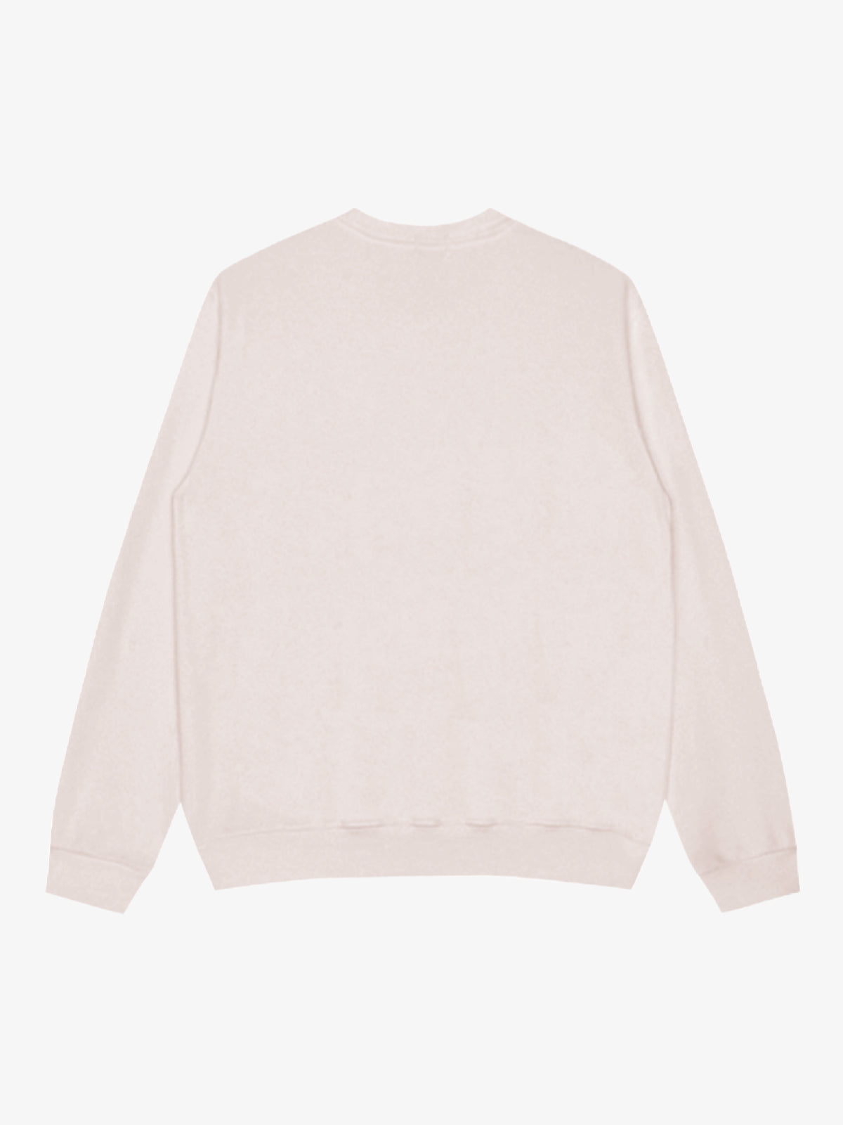 Thesupermade Street Contrast Design Letter Print Round Neck Sweatshirt 