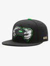 Baseballkappe mit grafischer Stickerei und Farbblockmuster