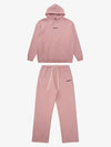 SUPM Pink Cloud Hoodie Set 